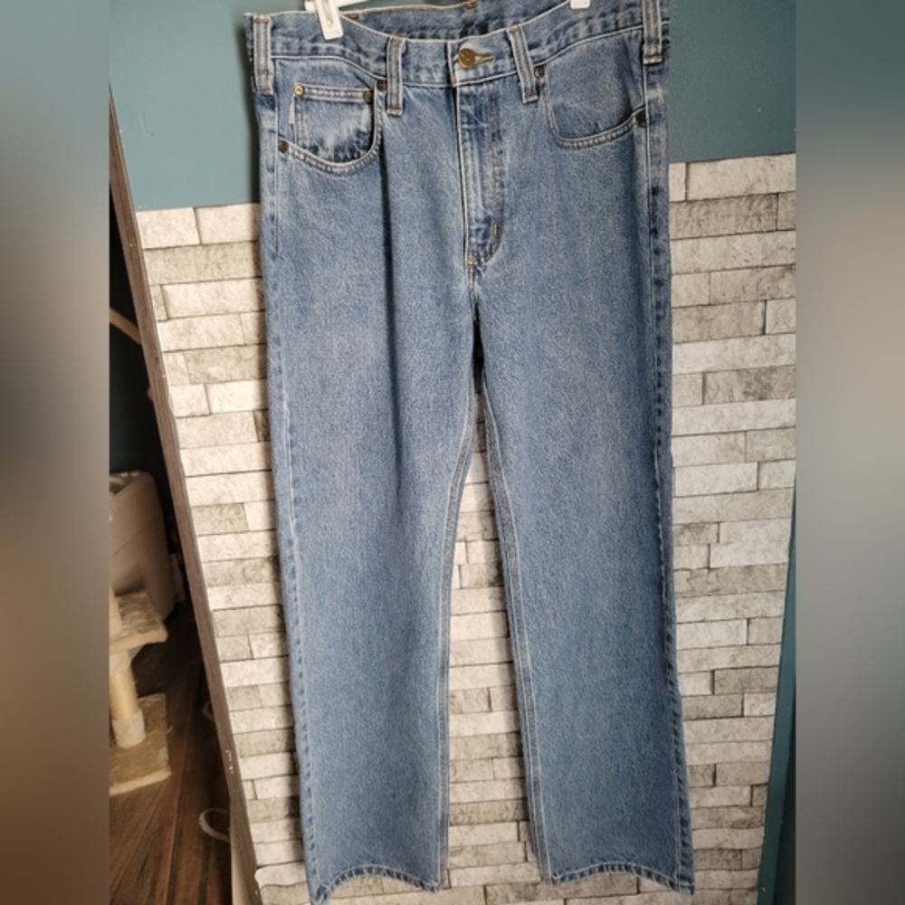 Carhartt Work Jeans Mens size 35 x32 great condition Traditional Fit